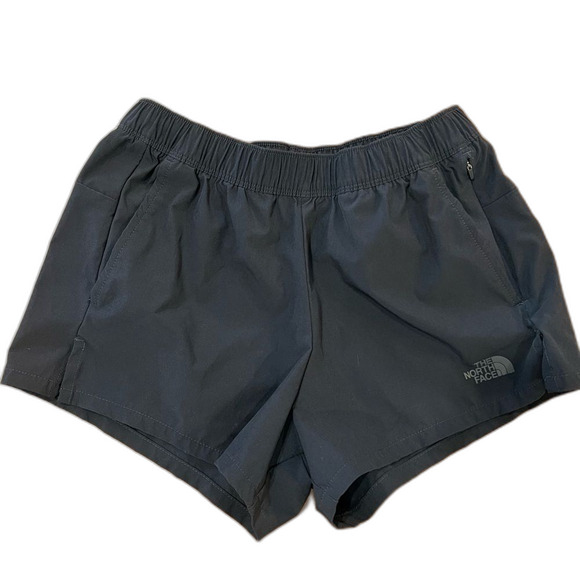 The North Face Women’s Black Athletic Running Shorts Elastic Waist Pockets Sz S - Picture 2 of 8